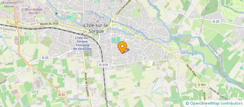 localisation de l'entreprise S2N  L'ISLE-SUR-LA-SORGUE