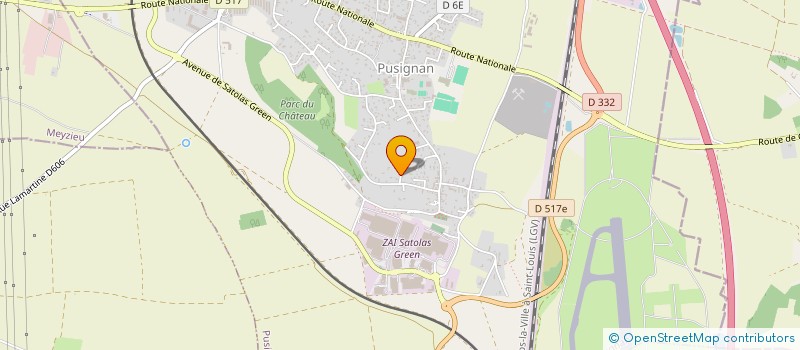 localisation de l'entreprise S2P  PUSIGNAN