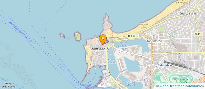 localisation de l'entreprise S2P EMERAUDE à SAINT-MALO
