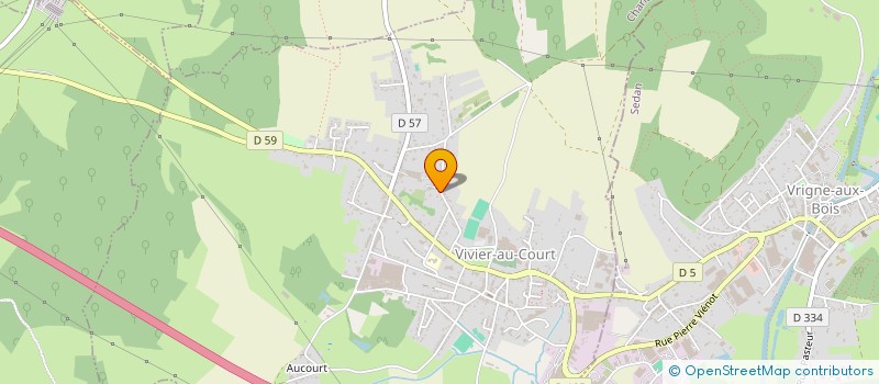 localisation de l'entreprise S2P FERMETURES à VIVIER-AU-COURT