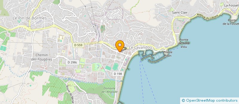 localisation de l'entreprise S2P SAILING à LE LAVANDOU