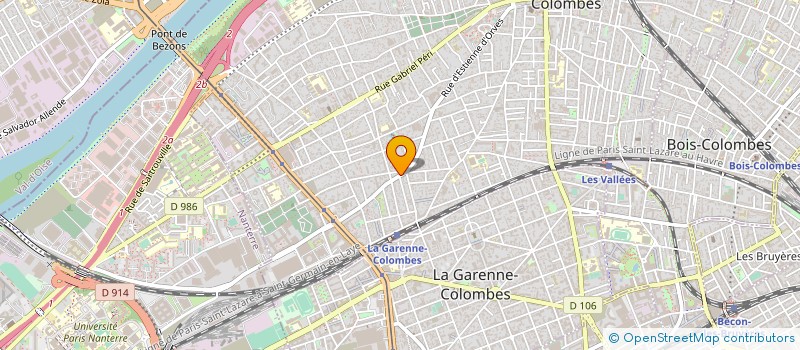 localisation de l'entreprise S2P SECURITE PRIVEE à COLOMBES
