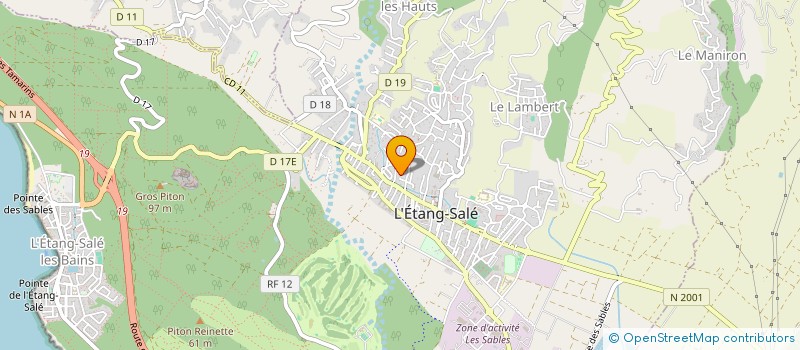 localisation de l'entreprise S2P TELESURVEILLANCE  L'ETANG-SALE