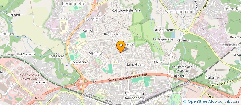 localisation de l'entreprise S2P TRANSPORTS à VANNES