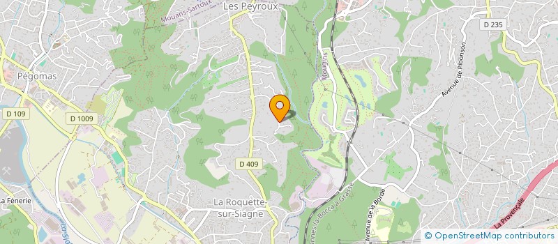 localisation de l'entreprise S2P2 à LA ROQUETTE-SUR-SIAGNE