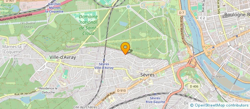 localisation de l'entreprise S2R CONSULTING à SEVRES