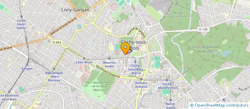 localisation de l'entreprise S2R TRANSPORT à CLICHY-SOUS-BOIS
