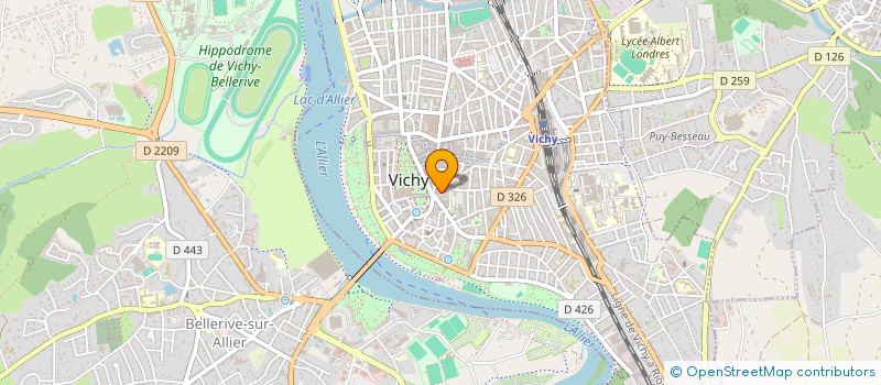 localisation de l'entreprise S2R2 à VICHY