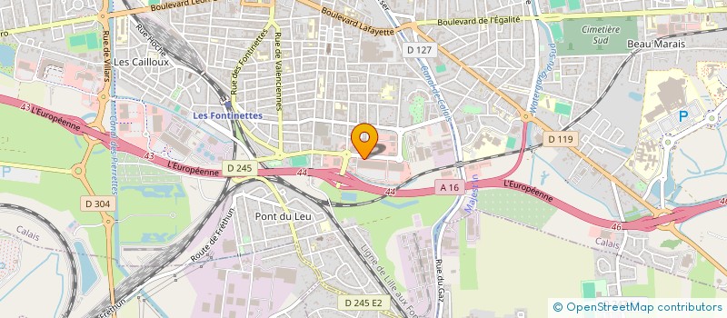 localisation de l'entreprise S2RC  CALAIS