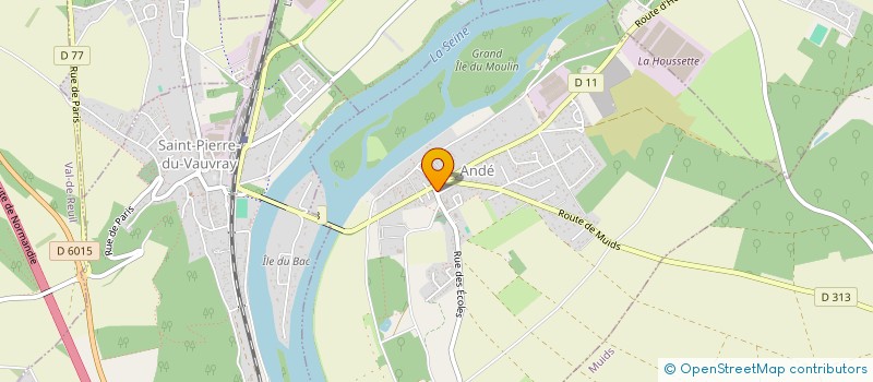 localisation de l'entreprise S2S  ANDE