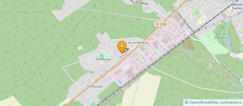 localisation de l'entreprise S2T 33 à PESSAC