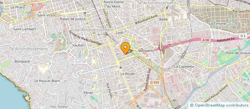 localisation de l'entreprise S2T à MARSEILLE