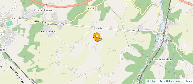 localisation de l'entreprise S2T à PLOUIGNEAU