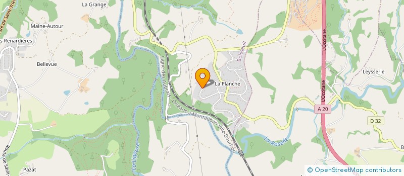 localisation de l'entreprise S2T87  BOISSEUIL