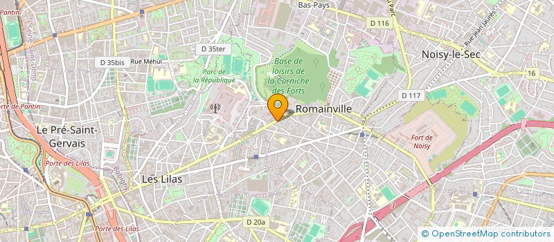 localisation de l'entreprise S2TE à ROMAINVILLE