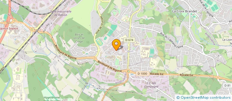 localisation de l'entreprise S2TTC à ANGOULEME