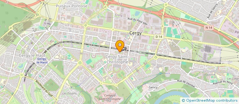 localisation de l'entreprise S2V CERGY à CERGY