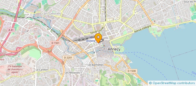 localisation de l'entreprise S2V IMMO à ANNECY