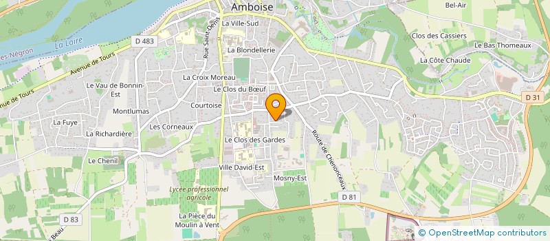 localisation de l'entreprise S2V LA CROIX  AMBOISE