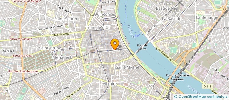 localisation de l'entreprise S2V OUEST à BORDEAUX
