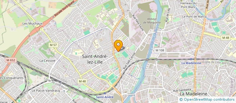 localisation de l'entreprise S2VH à SAINT-ANDRE-LEZ-LILLE