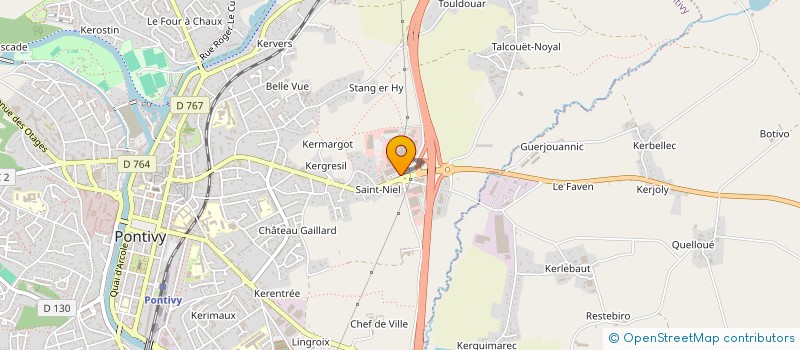 localisation de l'entreprise S2VIE  PONTIVY