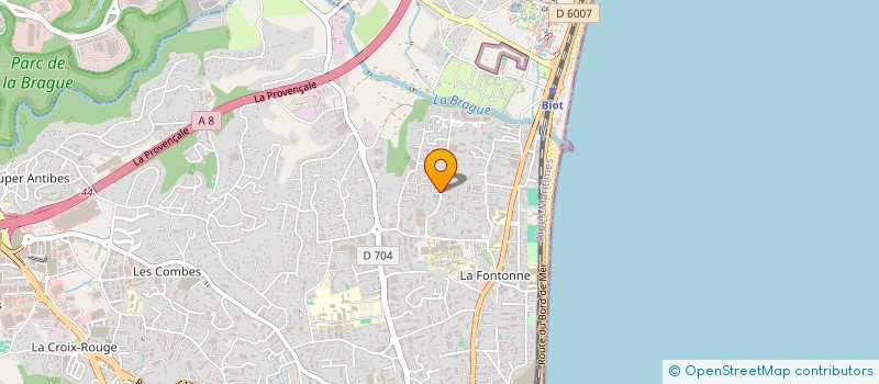 localisation de l'entreprise S2WAVES  ANTIBES