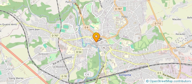 localisation de l'entreprise S2WG à GUINGAMP