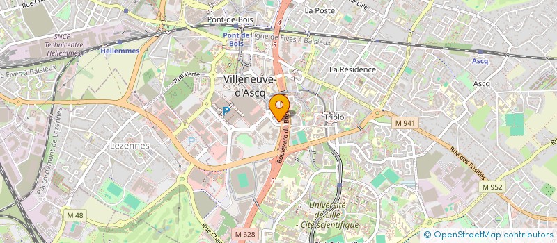 localisation de l'entreprise S2Y IMMOBILIER  VILLENEUVE-D'ASCQ