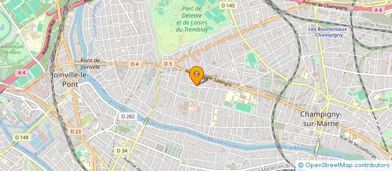 localisation de l'entreprise S3 SUPERMARCHE à CHAMPIGNY-SUR-MARNE