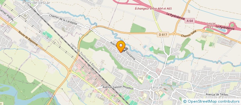 localisation de l'entreprise S3A  LESCAR