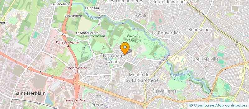 localisation de l'entreprise S3A  SAINT-HERBLAIN