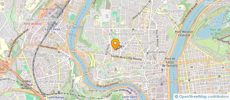 localisation de l'entreprise S3A INVEST  LYON 4EME