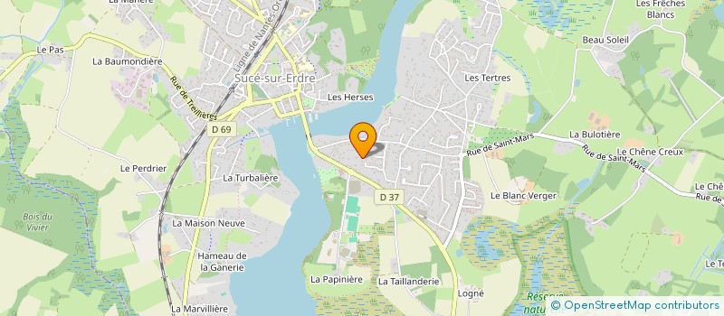 localisation de l'entreprise S3AS  SUCE-SUR-ERDRE