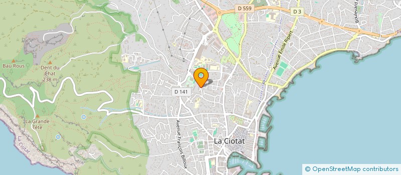 localisation de l'entreprise S3B à LA CIOTAT
