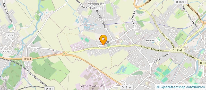 localisation de l'entreprise S3C  VENDIN-LES-BETHUNE