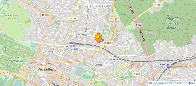 localisation de l'entreprise S3C à VERSAILLES