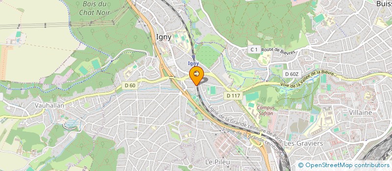 localisation de l'entreprise S3C ECHAFAUDAGE à IGNY