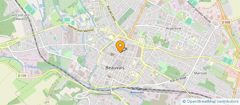 localisation de l'entreprise S3C PICARDIE  BEAUVAIS