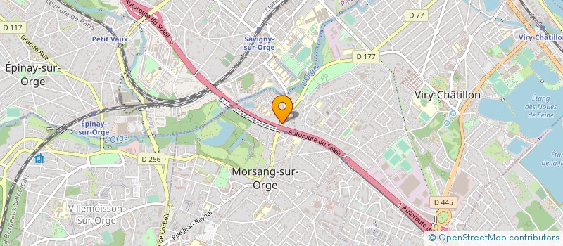 localisation de l'entreprise S3CI à MORSANG-SUR-ORGE