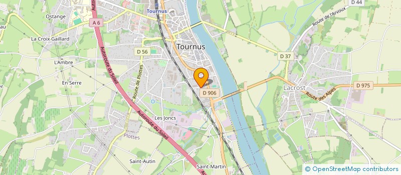 localisation de l'entreprise S3D71  TOURNUS