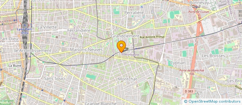 localisation de l'entreprise S3F  VILLEURBANNE