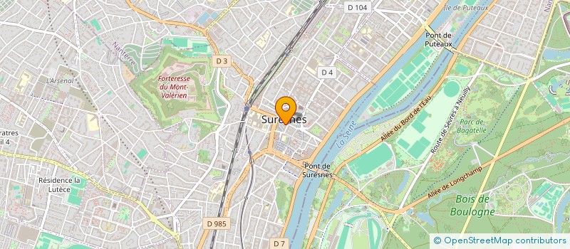 localisation de l'entreprise S3F FINANCES à SURESNES