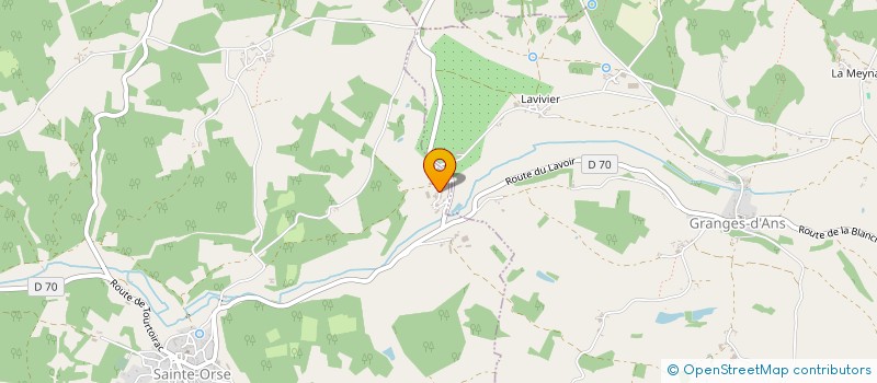 localisation de l'entreprise S3G  THENON