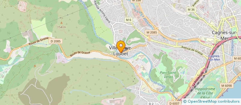 localisation de l'entreprise S3G INVEST à VILLENEUVE-LOUBET