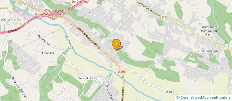 localisation de l'entreprise S3M à MONTAUBAN