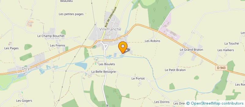 localisation de l'entreprise S3M à CHARNY OREE DE PUISAYE