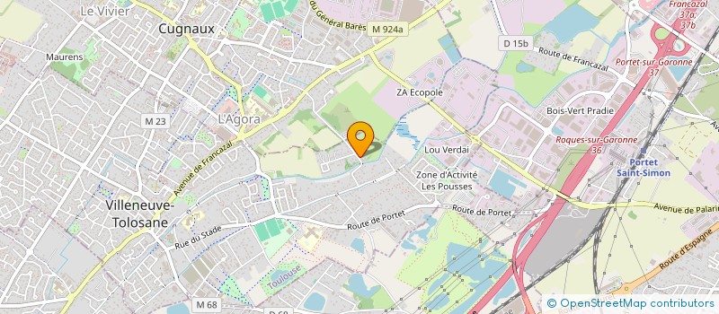 localisation de l'entreprise S3M IMMO à VILLENEUVE-TOLOSANE