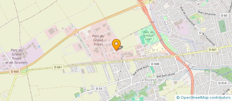 localisation de l'entreprise S3M SOCIETE DE MAINTENANCE MENUISERIE METALLERIE  SAINTE-SAVINE