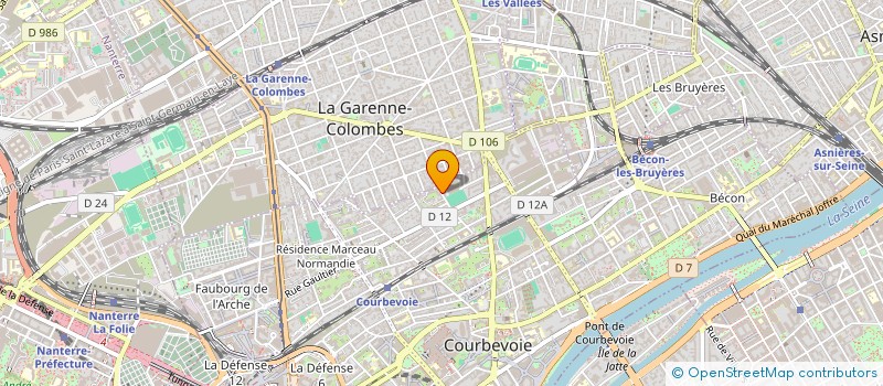 localisation de l'entreprise S3P à COURBEVOIE